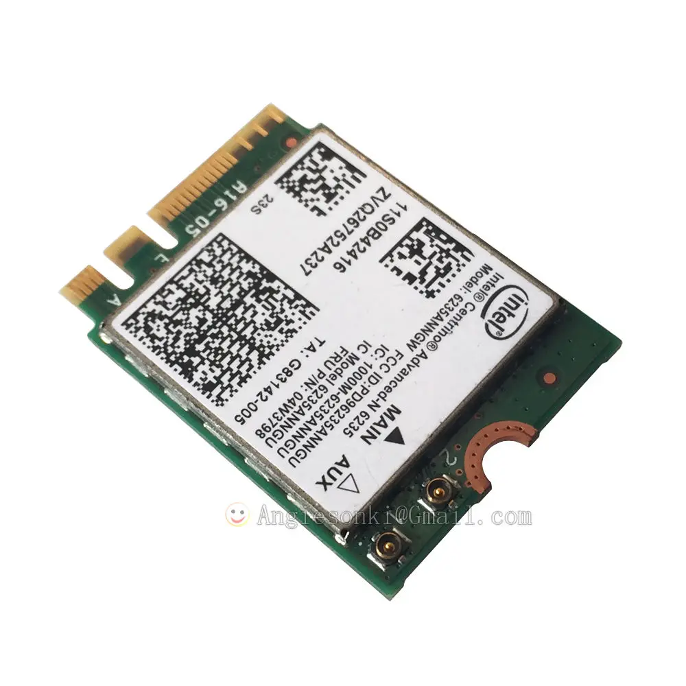 Genuine New Dual Band 300mbps 6235ANNGW 6235 Wireless+BT 4.0 NGFF WIFI CARD 04W3798 for Lenovo T431S T431SP X230S L440
Genuine New Dual Band 300mbps 6235ANNGW 6235 Wireless+BT 4.0 NGFF WIFI CARD 04W3798 for Lenovo T431S T431SP X230S L440