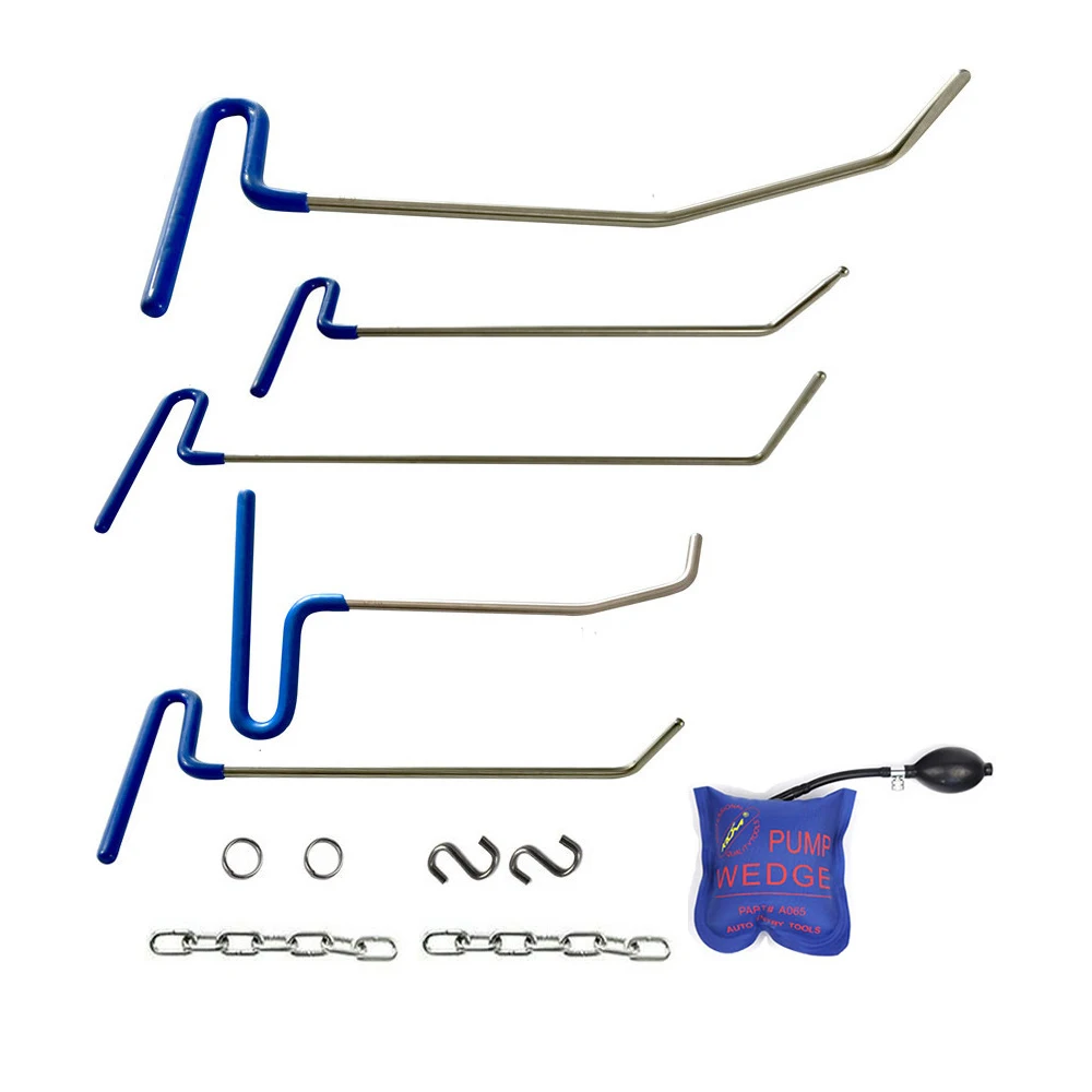 Paintless Dent Repair Hook Tool To Remove Dents Auto Door Dings Damage Repair Kit 12pcs/set
Paintless Dent Repair Hook Tool To Remove Dents Auto Door Dings Damage Repair Kit 12pcs/set