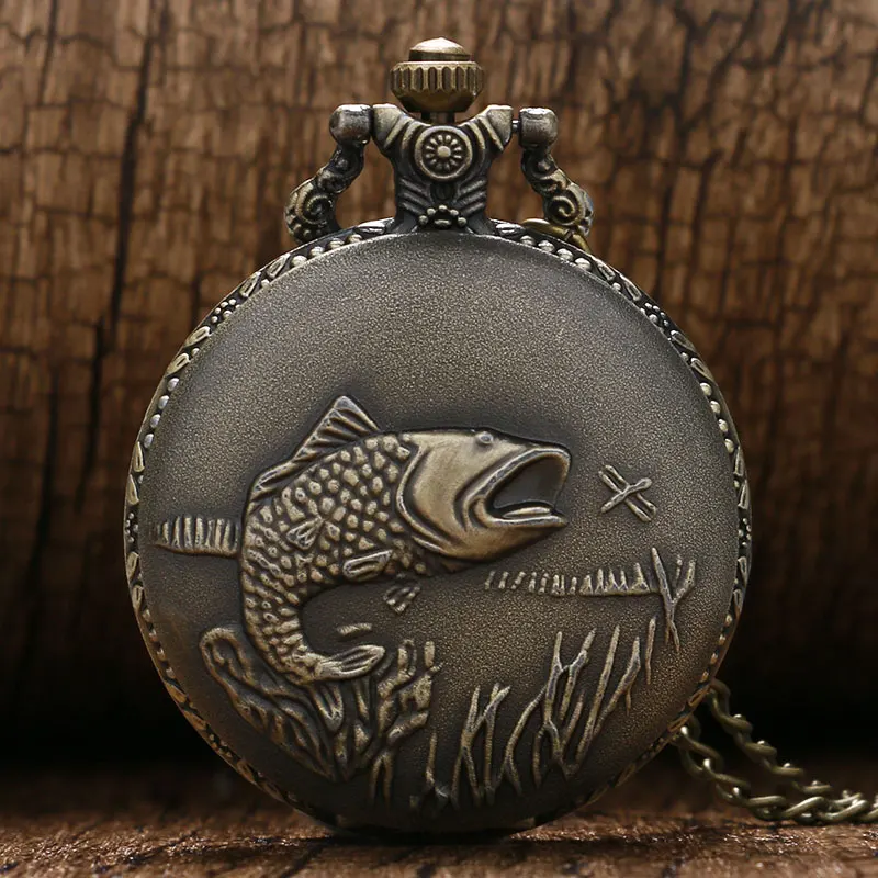 Vintage Pocket Watches Fishing Fish Fob Watch Relogio Masculino Relogio De Bolso For Man Woman Clock Nurse Watch Birthday Gifts
Vintage Pocket Watches Fishing Fish Fob Watch Relogio Masculino Relogio De Bolso For Man Woman Clock Nurse Watch Birthday Gifts