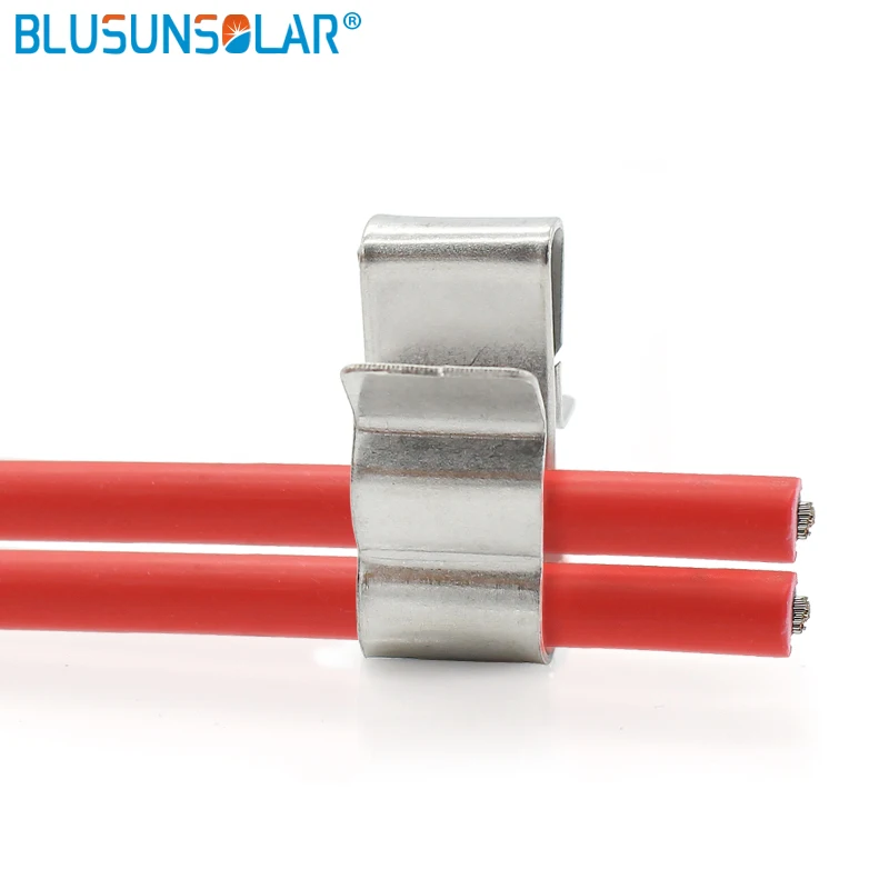 100 pieces hot selling high quality SUS 304 Material big size 2 x 4mm2 PV cable clips
100 pieces hot selling high quality SUS 304 Material big size 2 x 4mm2 PV cable clips