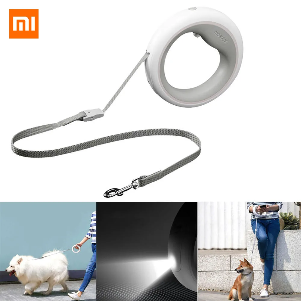 Xiaomi Moestar 2 6 м выдвижной поводок для собак автоматический Перезаряжаемые со