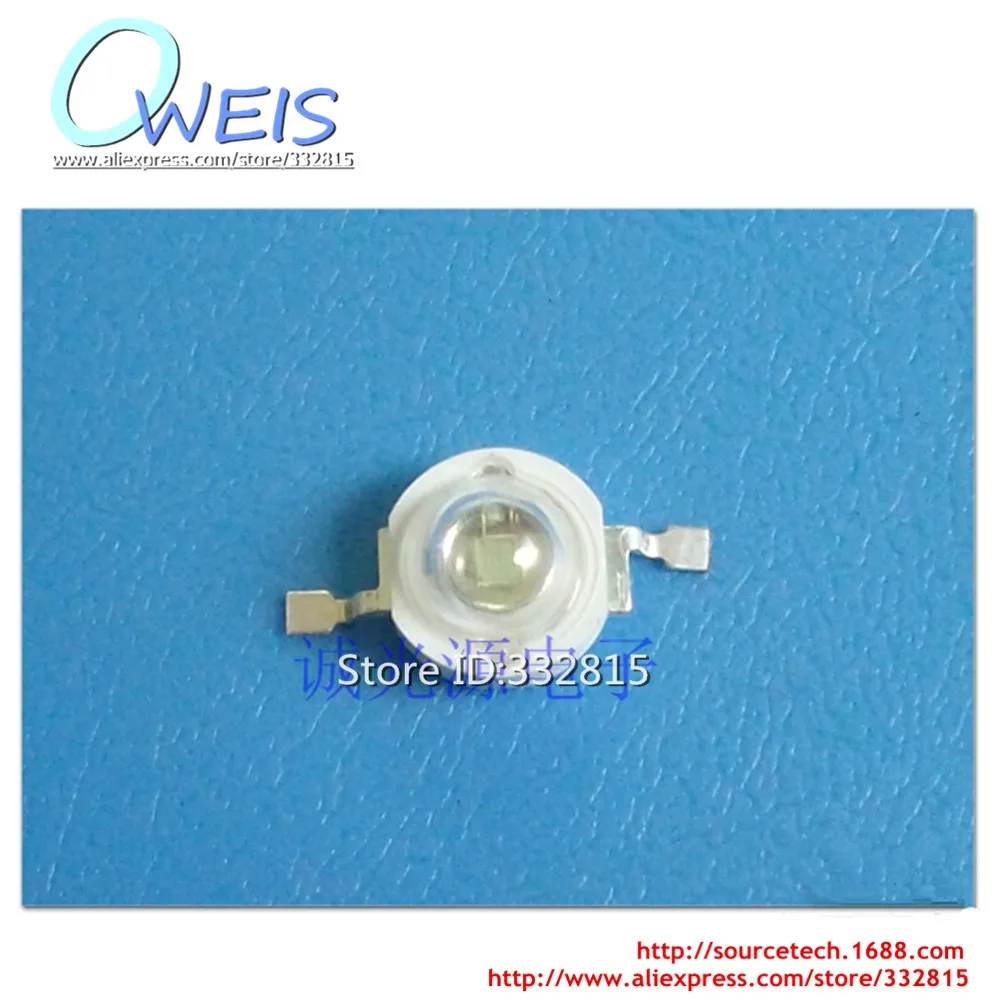 

50PCS 1W super bright BLUE LED Light Emitting Diode power SMD LEDs 20-25LM 3.2-3.4V 460-465NM 350MA Free shipping