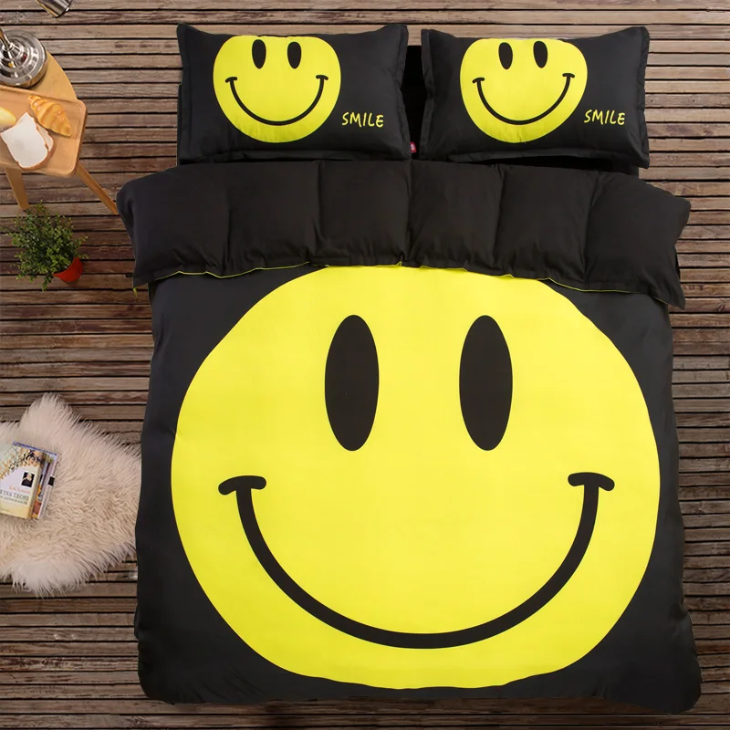 Free shipping 3/4pcs Cartoon Yellow Happiness Smile Face Bedding Set/bedclothes/bed linen/duvet cover Twin/Full/Queen Size
Free shipping 3/4pcs Cartoon Yellow Happiness Smile Face Bedding Set/bedclothes/bed linen/duvet cover Twin/Full/Queen Size