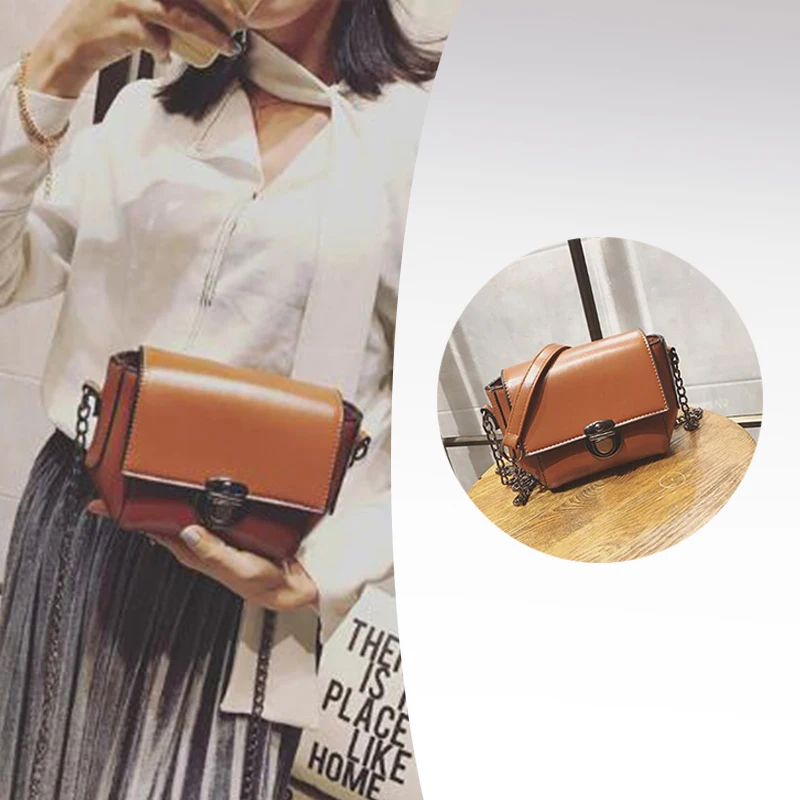 1Pcs Women's Bag The Small Square Bags New MiNi Bag Korean Ve rsion Of