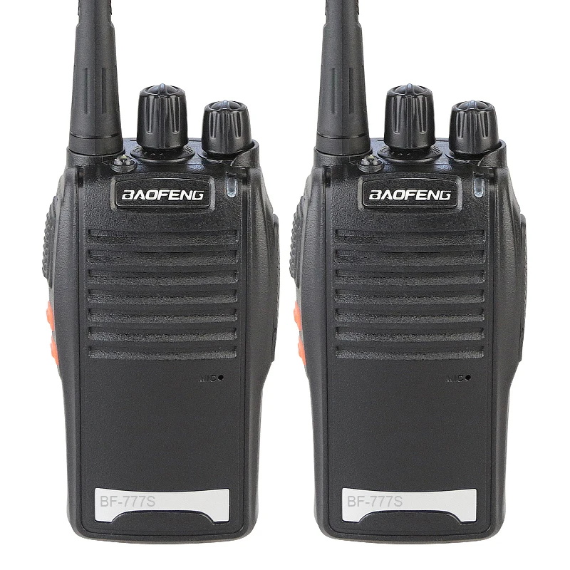 

Original 1 Pair Walkie Talkie BF777s Baofeng BF-777s 5W 16CH UHF 400-470MHz Interphone Two-Way Radio 2Pcs/set