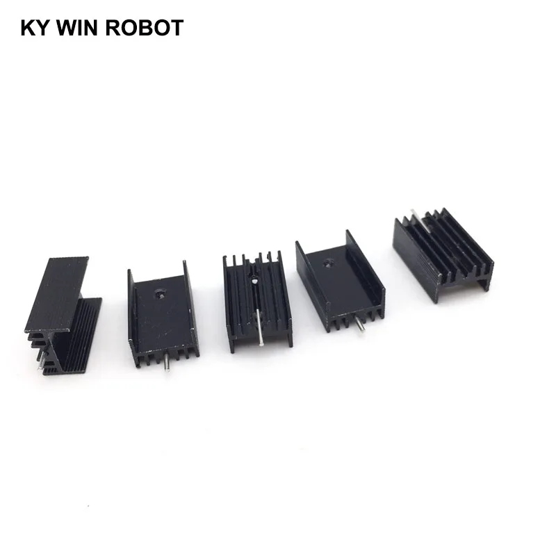 5pcs Free Shipping Aluminium TO-220 Heatsink TO 220 Heat Sink Transistor Radiator TO220 Cooler Cooling 25*15*11MM With 1 Pin
5pcs Free Shipping Aluminium TO-220 Heatsink TO 220 Heat Sink Transistor Radiator TO220 Cooler Cooling 25*15*11MM With 1 Pin
