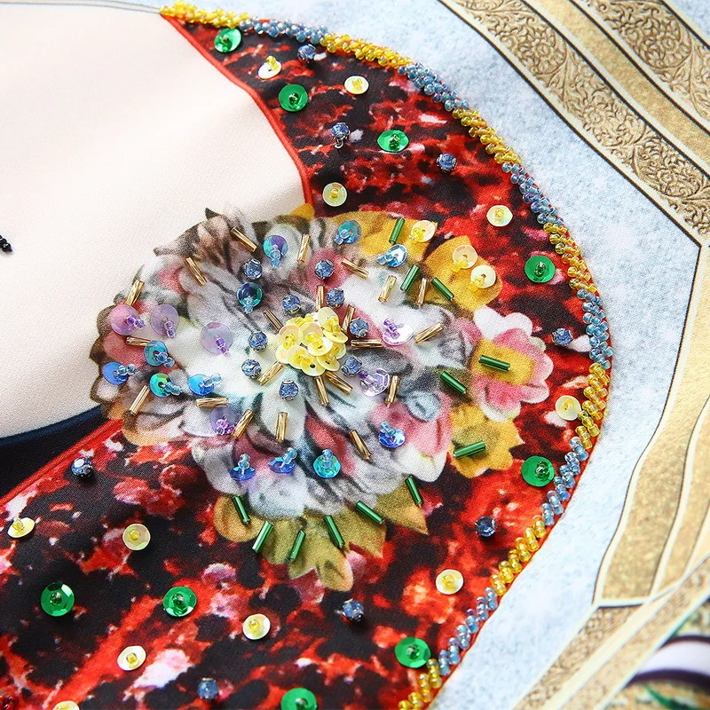 Japan style beading loose dress New 2019 summer runways diamonds plus size dress A190
Japan style beading loose dress New 2019 summer runways diamonds plus size dress A190