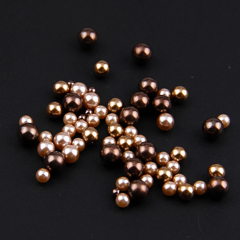 1 Bag 3-6mm Coffee Series Mix Size Scrub Imitation No Hole Pearl Round Beads For DIY Nail Art Decoration
1 Bag 3-6mm Coffee Series Mix Size Scrub Imitation No Hole Pearl Round Beads For DIY Nail Art Decoration