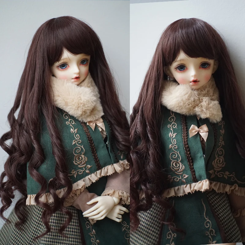 1/3 1/4 1/6 Bjd SD Wig Long Dark Brown Big Wavy Hair High Temperature Wire BJD Wig For BJD Doll Free Shipping
1/3 1/4 1/6 Bjd SD Wig Long Dark Brown Big Wavy Hair High Temperature Wire BJD Wig For BJD Doll Free Shipping