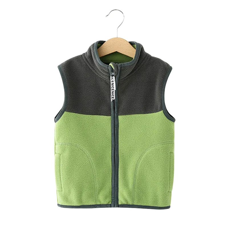 High Quality New Spring Autumn Children's Fleece Zipper Wearing Vest Girls Boys Delicate Clothes
High Quality New Spring Autumn Children's Fleece Zipper Wearing Vest Girls Boys Delicate Clothes