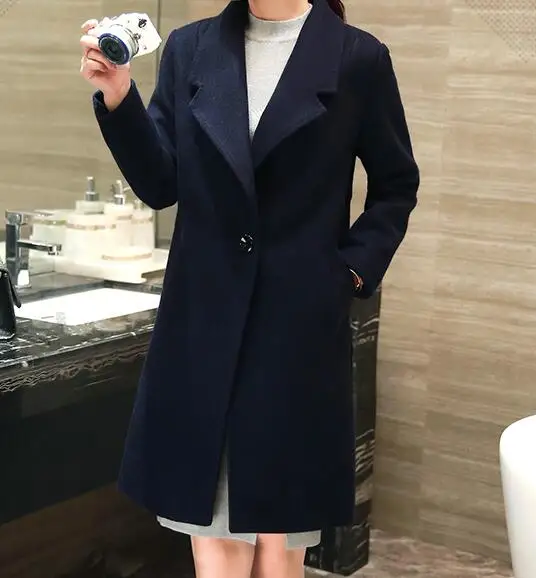 M-2XL Hot / Spring Women New Fashion Cultivate One's Morality Slim retro students double breasted woolen woolen long coat
M-2XL Hot / Spring Women New Fashion Cultivate One's Morality Slim retro students double breasted woolen woolen long coat