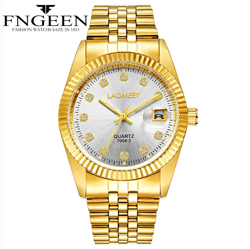 FNGEEN Men's Watch Fashion Luxury Gold Waterproof Watch Men Business Stainless Steel Sports Men Watch Relogio Masculino Relojes
FNGEEN Men's Watch Fashion Luxury Gold Waterproof Watch Men Business Stainless Steel Sports Men Watch Relogio Masculino Relojes