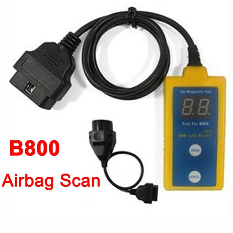 Новейший сканер сброса подушки безопасности SRS B800 OBD диагностический инструмент