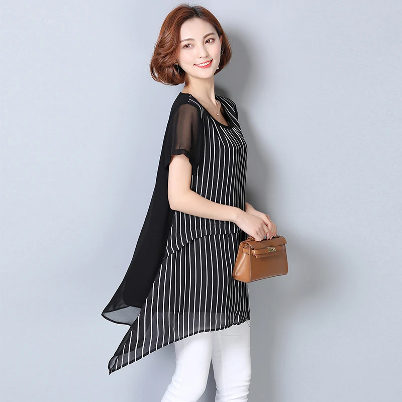 5xl Большие размеры blusas feminina 2018 Новые корейские весенние Летние Стильные осенние