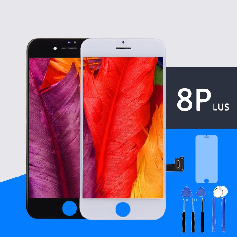 ЖК-дисплей класса A +++ для iPhone 8 Plus, сменный сенсорный экран с дигитайзером в сборе, дисплей без битых пикселей, закаленная пленка, 1 шт.
ЖК-дисплей класса A +++ для iPhone 8 Plus, сменный сенсорный экран с дигитайзером в сборе, дисплей без битых пикселей, закаленная пленка, 1 шт.
