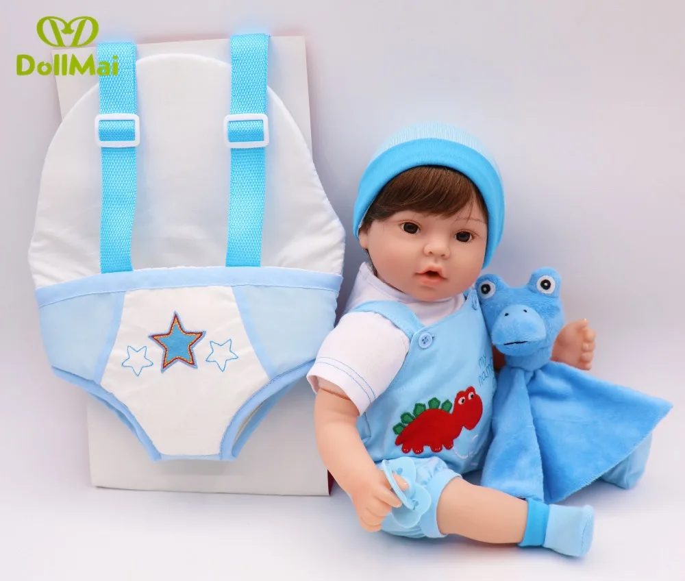 17"40cm silicone vinyl reborn baby dolls luxury set baby carrier sling reborn boy girl dolls toys gift for child bebes reborn
17"40cm silicone vinyl reborn baby dolls luxury set baby carrier sling reborn boy girl dolls toys gift for child bebes reborn