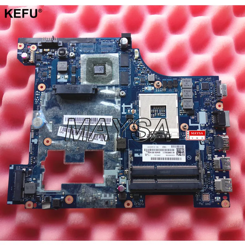 Материнская плата для ноутбуков QIWG6 подходит Lenovo G580 материнская fru: 90002355 HM76 PGA989 DDR3