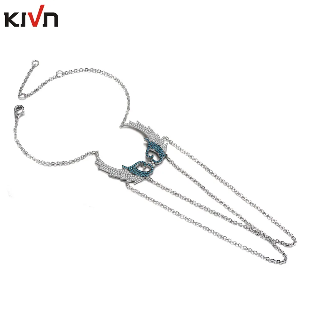 Womens Fashion Jewelry Angel Wing Cubic Zirconia Body Chain Slave Hand Bridal Wedding Wrist Bracelets for Girls Birthday Gifts
Womens Fashion Jewelry Angel Wing Cubic Zirconia Body Chain Slave Hand Bridal Wedding Wrist Bracelets for Girls Birthday Gifts
