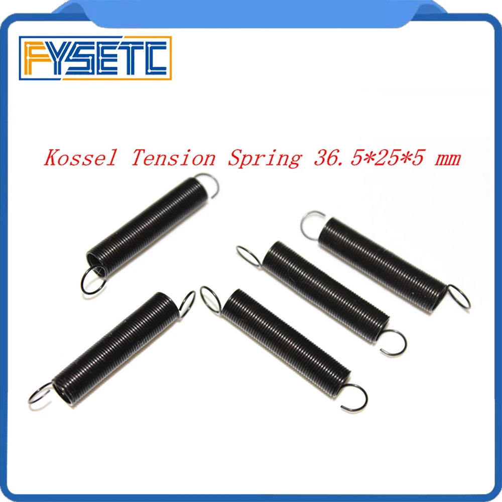 5pcs 3D printer DIY Kossel Delta Rostock Putt Tension Spring 36.5*25*5mm Damping Spring
5pcs 3D printer DIY Kossel Delta Rostock Putt Tension Spring 36.5*25*5mm Damping Spring