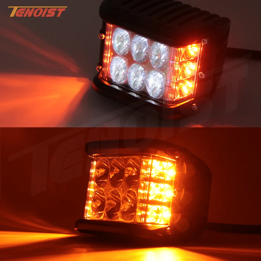 New Three In One 4 Inch LED White Amber Fog Warning Flash Work Light For Wrangler Offroad Motorcycle SUV 4*4 ATV UTV BUS 12V 24V
New Three In One 4 Inch LED White Amber Fog Warning Flash Work Light For Wrangler Offroad Motorcycle SUV 4*4 ATV UTV BUS 12V 24V