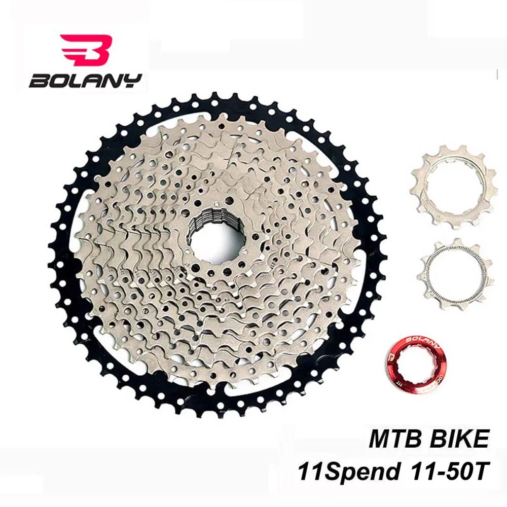 BOLANY 11 Speed Cassette 11-50T Freewheel Ratio Sprocket Steel Mountain MTB Bike Bicycle Cassette Flywheel For Shimano
BOLANY 11 Speed Cassette 11-50T Freewheel Ratio Sprocket Steel Mountain MTB Bike Bicycle Cassette Flywheel For Shimano