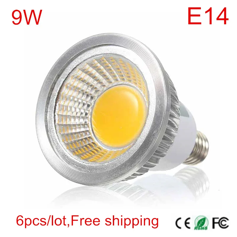 6Pcs Super Power E14 COB Chips LED lamp AC85-265V 110V-240V E14 LED Bulb light 9W High Luminous Spotlight indoor lighting
6Pcs Super Power E14 COB Chips LED lamp AC85-265V 110V-240V E14 LED Bulb light 9W High Luminous Spotlight indoor lighting