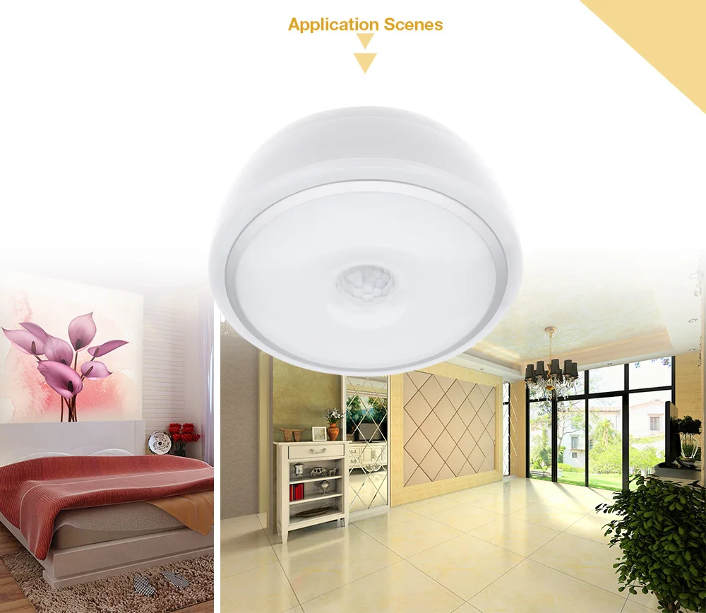 LED Ceiling Light Household / Office Lighting 12W E27 PIR Infrared Motion Sensor Flush Mounted for Corrider Path AC85-265V
LED Ceiling Light Household / Office Lighting 12W E27 PIR Infrared Motion Sensor Flush Mounted for Corrider Path AC85-265V