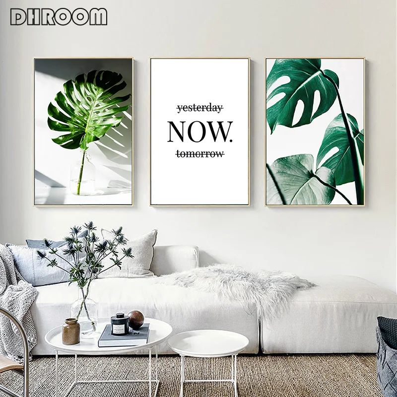 DHROOM Nordic Canvas Painting Modern Prints Plant Leaf Art Posters Prints Green Art Wall Pictures Living Room Unframed Poster
DHROOM Nordic Canvas Painting Modern Prints Plant Leaf Art Posters Prints Green Art Wall Pictures Living Room Unframed Poster