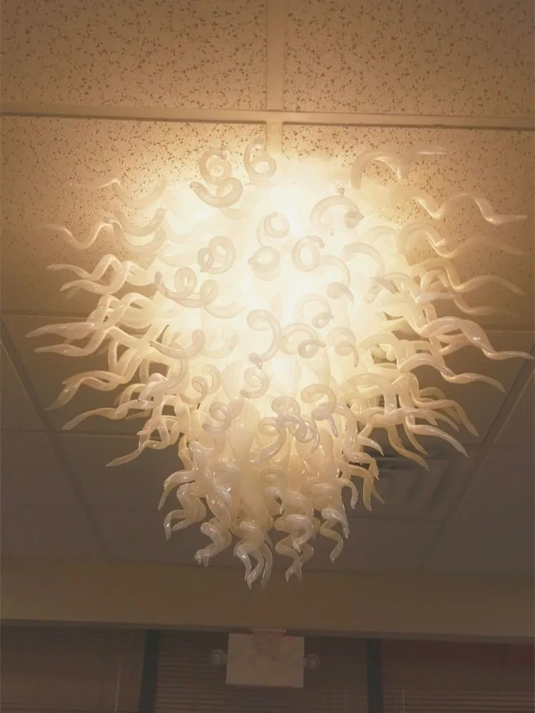New Modern Ceiling Lights LED Crystal Lighting for High Ceiling Office Art Decoration Hand Blown Glass Ceiling Light
New Modern Ceiling Lights LED Crystal Lighting for High Ceiling Office Art Decoration Hand Blown Glass Ceiling Light