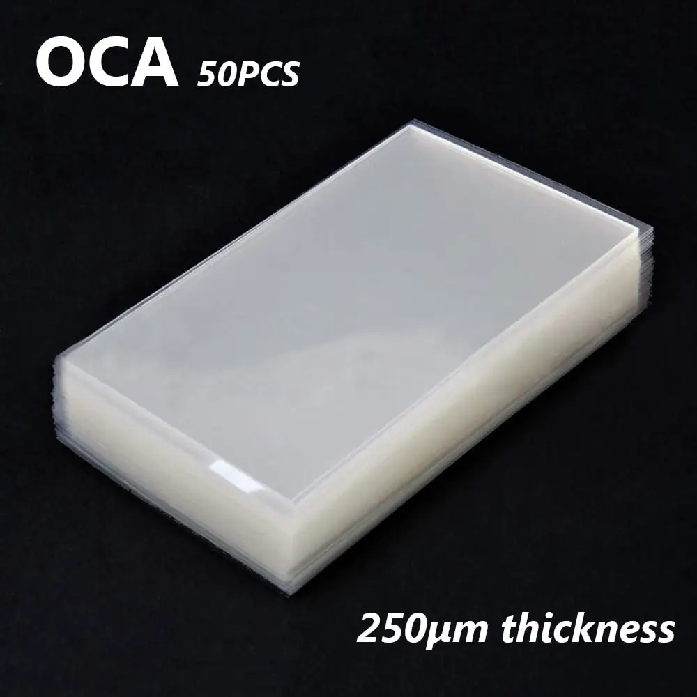 50pcs/Lot 125um 250um OCA Optical Clear Adhesive for SAMSUNG s6 s7 s8 s9 edge plus S10 OCA Glue Touch screen Glass Lens Film
50pcs/Lot 125um 250um OCA Optical Clear Adhesive for SAMSUNG s6 s7 s8 s9 edge plus S10 OCA Glue Touch screen Glass Lens Film
