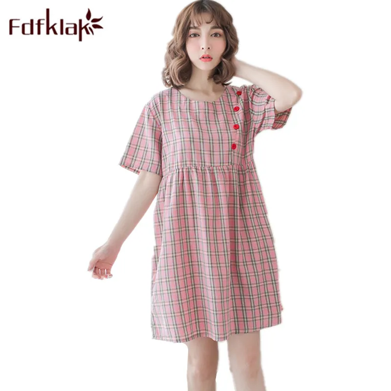 Summer 2019 New Maternity Nightie Nightgown For Pregnant Women Cotton Plaid Pregnancy Sleepwear Plus Size L XL XXL 3XL Fdfklak
Summer 2019 New Maternity Nightie Nightgown For Pregnant Women Cotton Plaid Pregnancy Sleepwear Plus Size L XL XXL 3XL Fdfklak