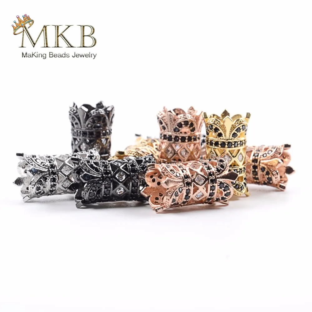 Luxury Micro Pave Cubic Zirconia Crown Beads For Jewelry Making 10*17mm Crown Charm Beads Fit Diy Bracelet Necklace Wholesale
Luxury Micro Pave Cubic Zirconia Crown Beads For Jewelry Making 10*17mm Crown Charm Beads Fit Diy Bracelet Necklace Wholesale