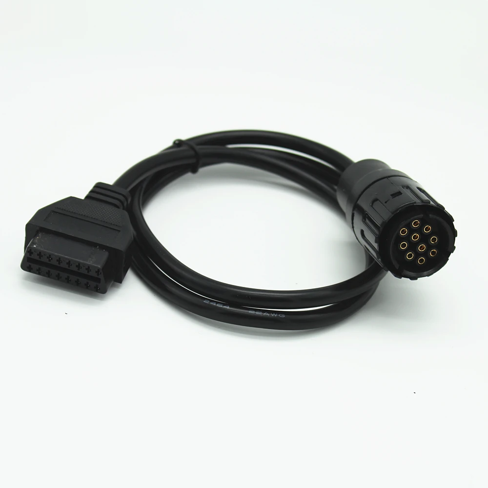 Для BMW ICOM D кабель мотоциклы 10 Pin адаптер 10Pin для 16Pin OBD2 OBDII Диагностический I COM A2