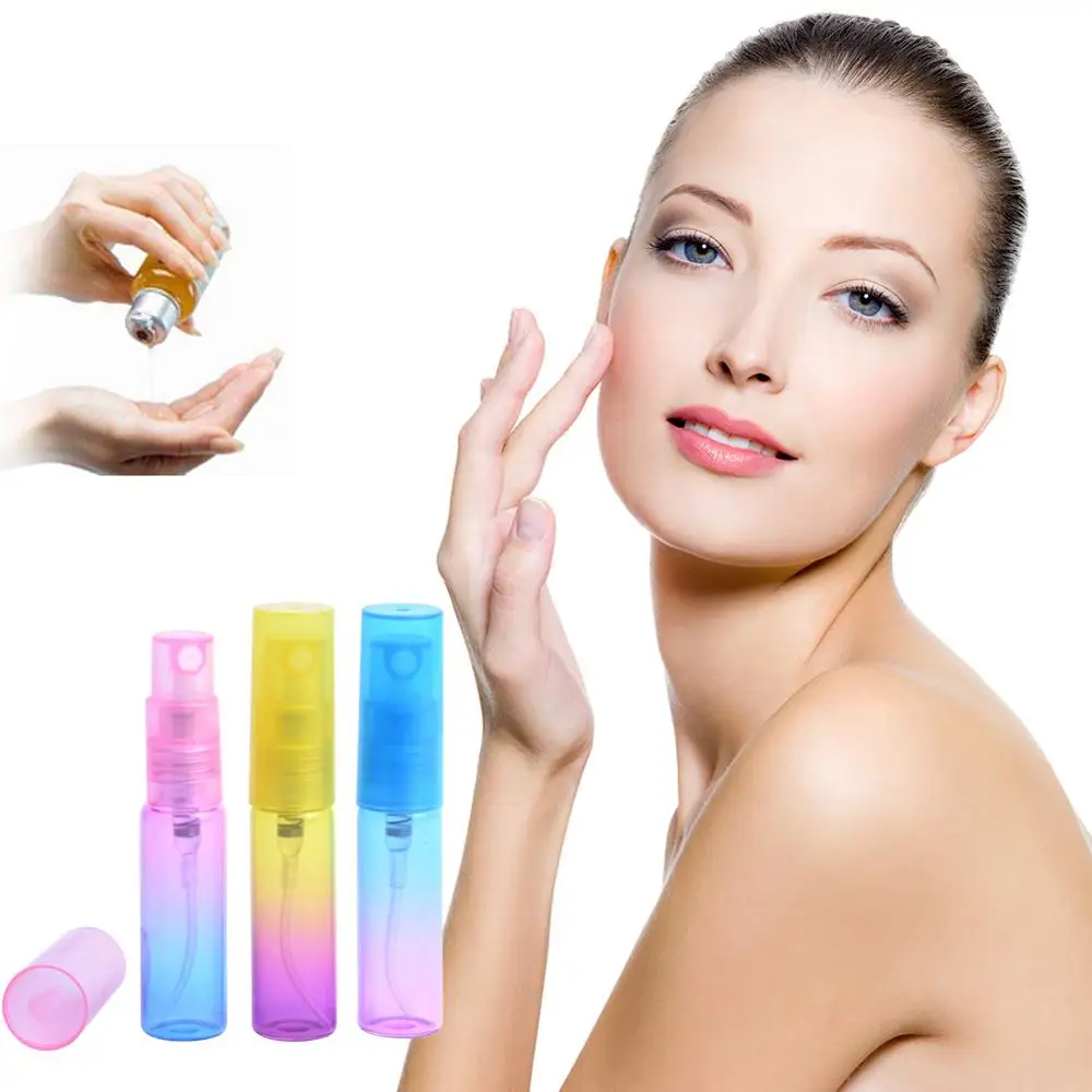 MUB 5ML 100pcs Mini Portable Colorful Glass Perfume Bottle Atomizer Empty Cosmetic Containers for Travel Spray Perfume Bottle
MUB 5ML 100pcs Mini Portable Colorful Glass Perfume Bottle Atomizer Empty Cosmetic Containers for Travel Spray Perfume Bottle