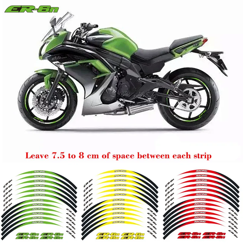 Hot sell Motorcycle front&Rear Edge Outer Rim Sticker Wheel Decals Reflective waterproof 17inch stickers For Kawasaki ER-6N
Hot sell Motorcycle front&Rear Edge Outer Rim Sticker Wheel Decals Reflective waterproof 17inch stickers For Kawasaki ER-6N