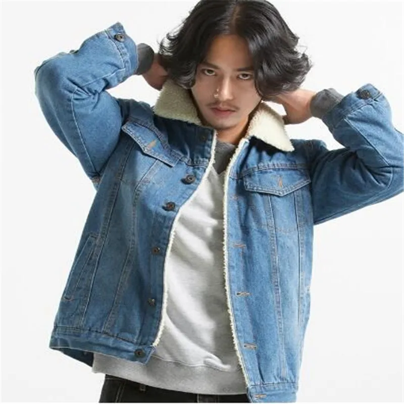 2020 Winter Denim Jacket Men Casual Jeans Coats Wool Liner Outerwear Thicken Jackets Male Regular Fit Brand Clothing
2020 Winter Denim Jacket Men Casual Jeans Coats Wool Liner Outerwear Thicken Jackets Male Regular Fit Brand Clothing