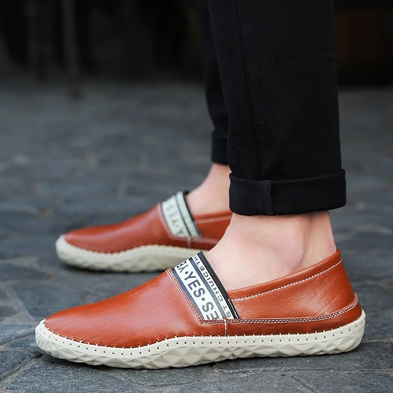 AKZ New Man Spring Summer Loafers Mens Casual shoes High Quality PU leather Breathable Comfortable Light Male Flat shoes
AKZ New Man Spring Summer Loafers Mens Casual shoes High Quality PU leather Breathable Comfortable Light Male Flat shoes