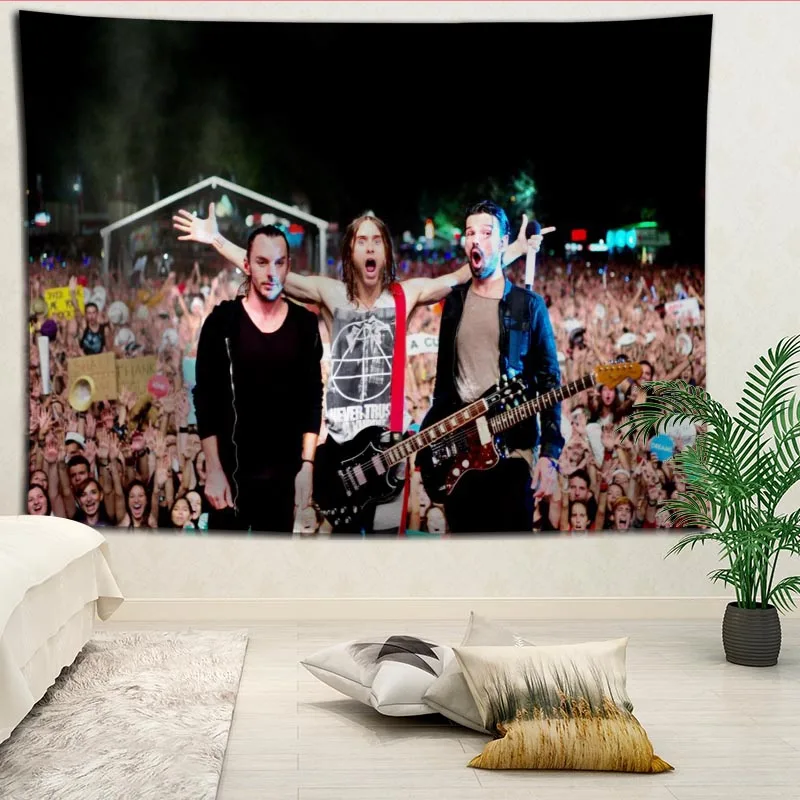 Hot Selling Custom 30 Seconds To Mars Wall Tapestry Home Decorations Wall Hanging Tapestries For Living Room Bedroom More size
Hot Selling Custom 30 Seconds To Mars Wall Tapestry Home Decorations Wall Hanging Tapestries For Living Room Bedroom More size