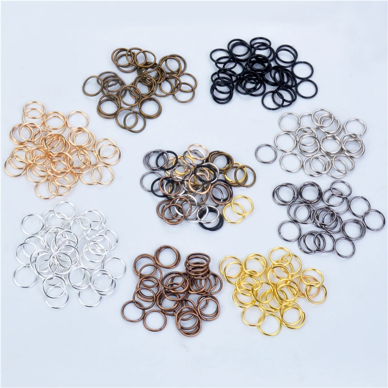 200pcs/Lot 4/6/8/10mm Metal Gold Silver Bronze DIY Jewelry Findings Open Single Loops Jump Rings&Split Ring for jewelry making
200pcs/Lot 4/6/8/10mm Metal Gold Silver Bronze DIY Jewelry Findings Open Single Loops Jump Rings&Split Ring for jewelry making