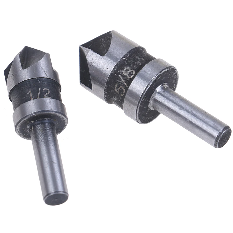 2Pcs/Set Countersink Drill Bit 82 Degree Point Angle Chamfer Countersinking Cutter 1/2 5/8
2Pcs/Set Countersink Drill Bit 82 Degree Point Angle Chamfer Countersinking Cutter 1/2 5/8