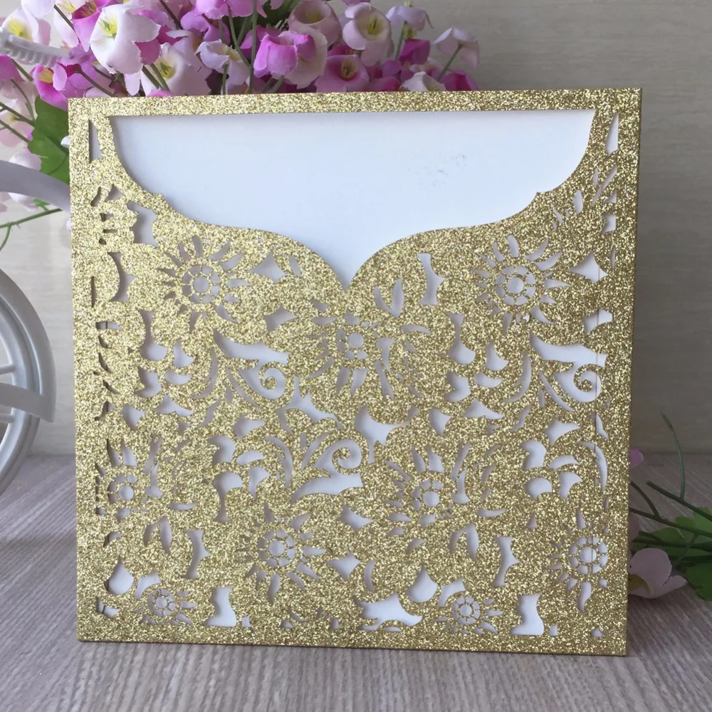 50Pcs/Lot Laser Cut Pocket Design Invitation Card Wedding Invitation Elegant Event&Party Supplies Gift Card Greeting Card
50Pcs/Lot Laser Cut Pocket Design Invitation Card Wedding Invitation Elegant Event&Party Supplies Gift Card Greeting Card