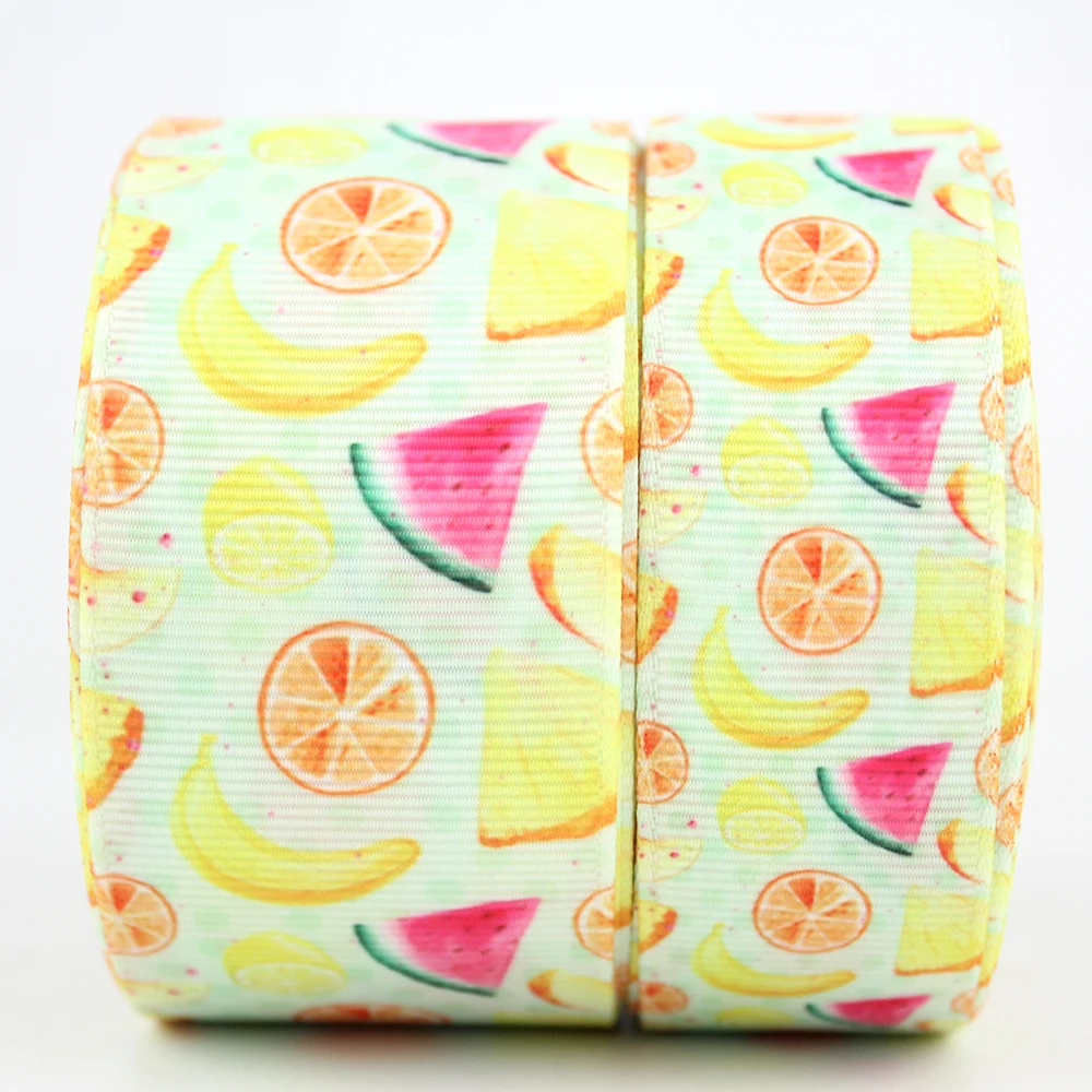 Summer fruit printed grosgrain 16mm 22mm 25mm 38mm 75mm ribbon DIY bow craft wedding decoration gift wrap ribbons 25/50 yards
Summer fruit printed grosgrain 16mm 22mm 25mm 38mm 75mm ribbon DIY bow craft wedding decoration gift wrap ribbons 25/50 yards