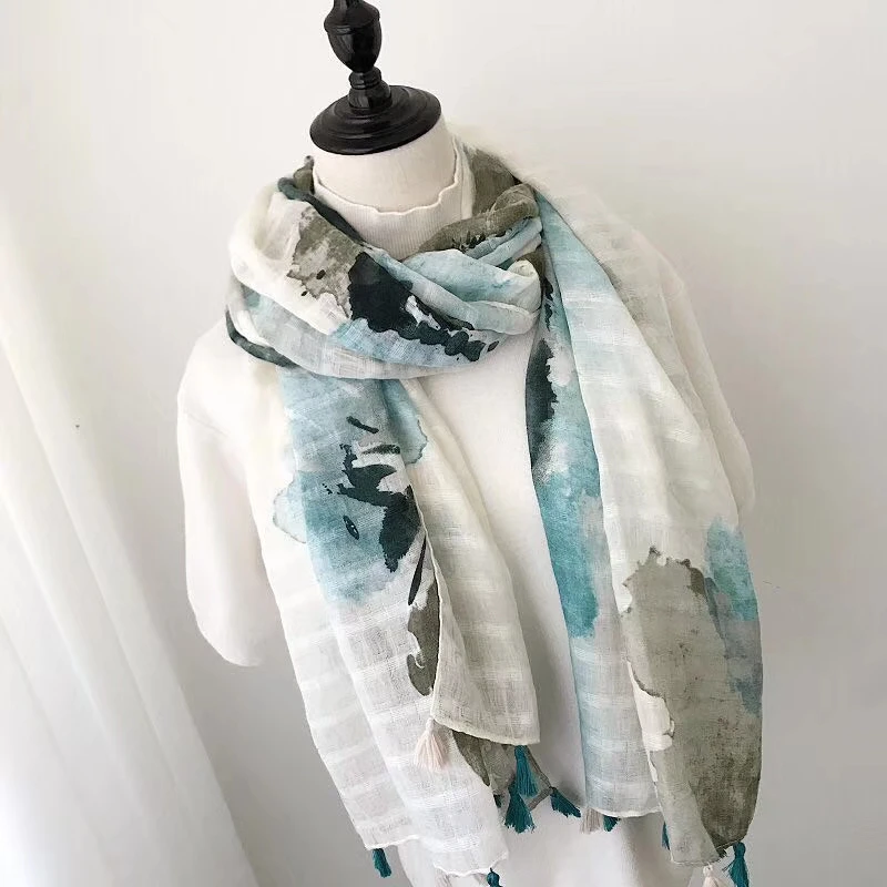Newest Ombre Printing Pattern Tassel Scarf Women Cotton Painting Print Hijab Wrap Shawl Muffler Tassel Scarf Free Shipping
Newest Ombre Printing Pattern Tassel Scarf Women Cotton Painting Print Hijab Wrap Shawl Muffler Tassel Scarf Free Shipping