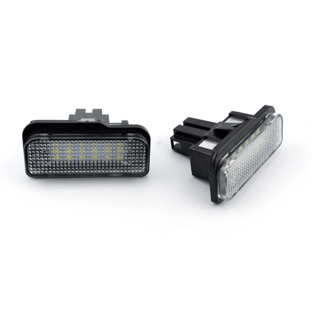 2 шт. 24 SMD Автомобильный светодиодный светильник номерного знака для Mercedes-Benz W203 W211