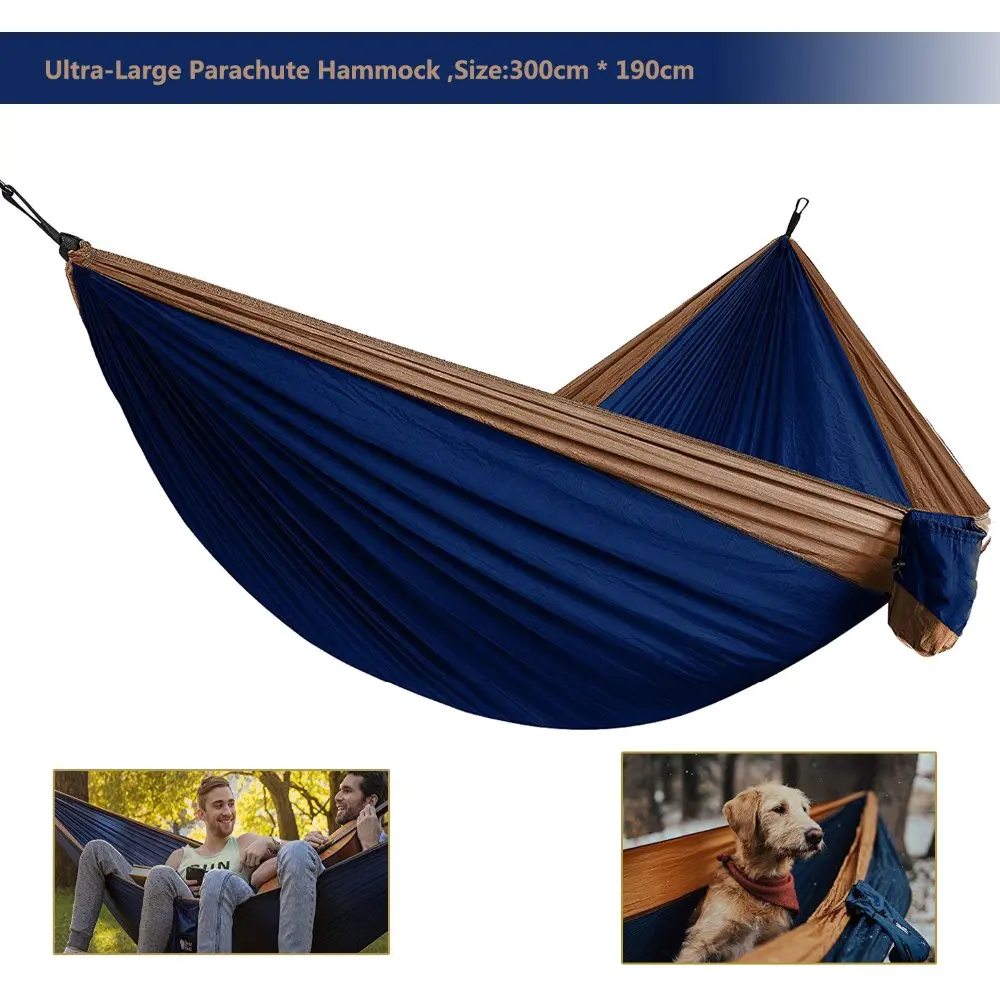 Ultra-Large Light weight Parachute Hammock Camping Survival Garden Hunting Leisure Hamac Travel Double Person Hamak Ramac
Ultra-Large Light weight Parachute Hammock Camping Survival Garden Hunting Leisure Hamac Travel Double Person Hamak Ramac