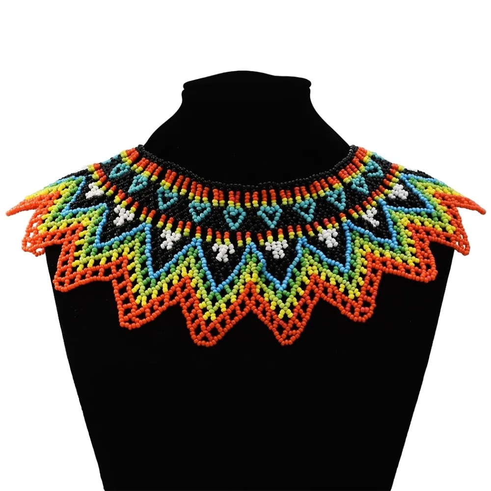 African Ethnic Acrylic Beads Collar Necklaces for Women Bohemia Statement Choker Necklaces Lady Gift Gypsy Tribal Jewelry Gift
African Ethnic Acrylic Beads Collar Necklaces for Women Bohemia Statement Choker Necklaces Lady Gift Gypsy Tribal Jewelry Gift