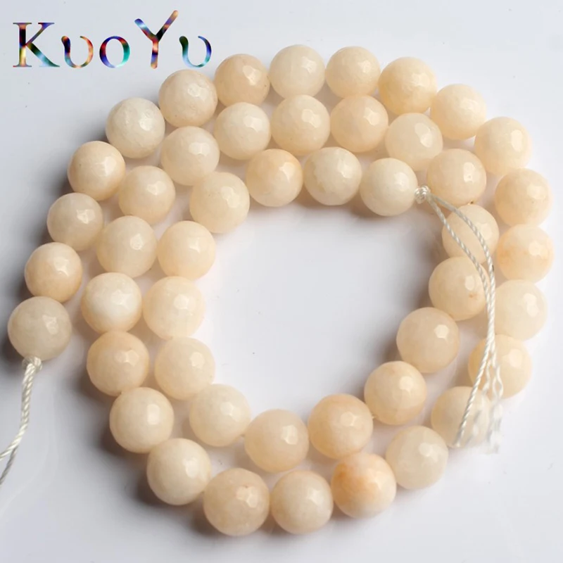 Faceted White Chalcedony Stone Beads Round Loose Spacer Beads 4/6/8/10/12 mm For Jewelry Making DIY Bracelet Necklace 15''Inches
Faceted White Chalcedony Stone Beads Round Loose Spacer Beads 4/6/8/10/12 mm For Jewelry Making DIY Bracelet Necklace 15''Inches