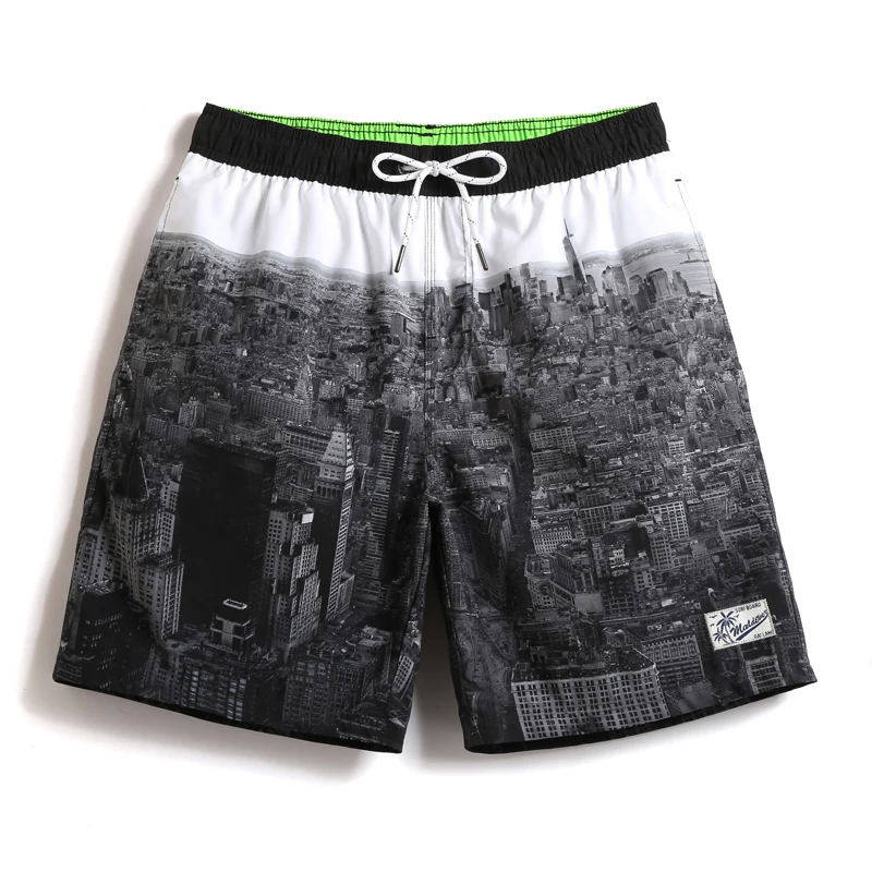 

Men Beach Shorts Board Boxer Trunks Shorts Men's Boardshorts Casual Quick Drying Shorts Gay With Lining