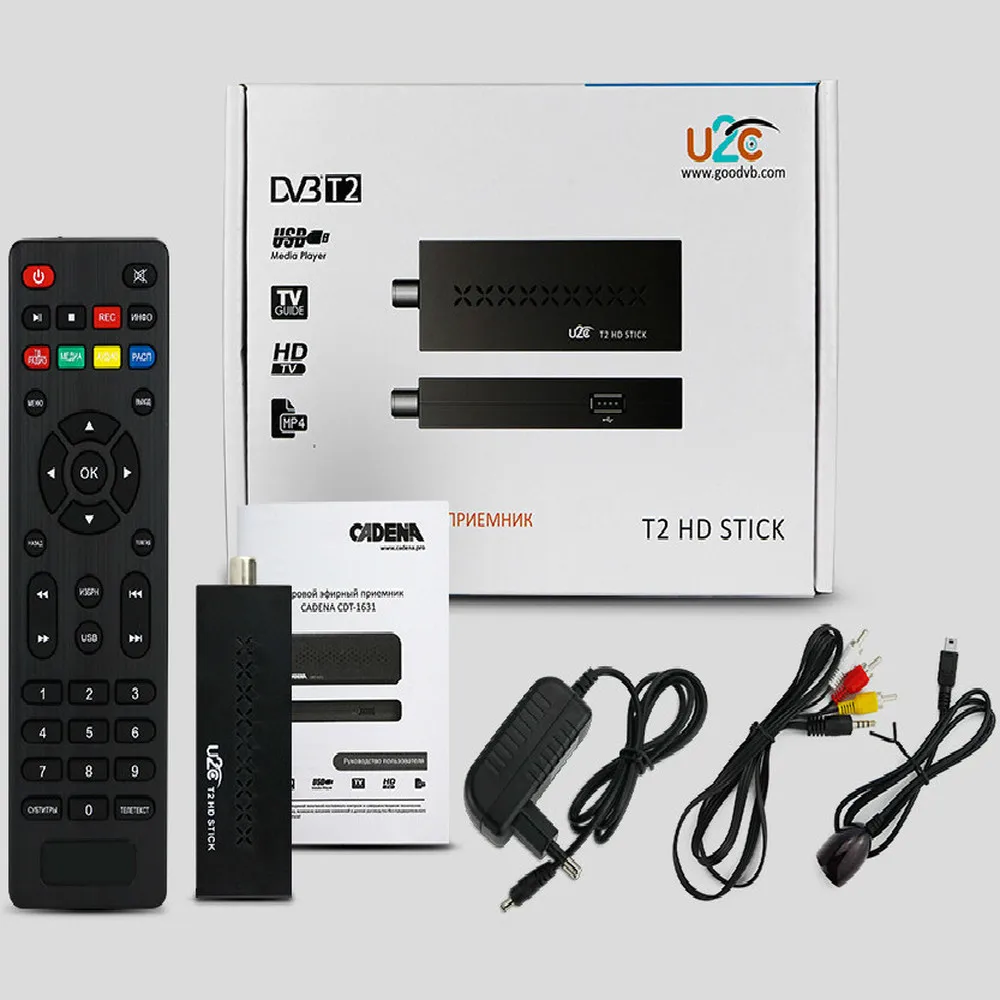 Mini DVBT2 TV Receiver DVB-T2 TV Stick Support MP3 MPEG4 Format Tv Box Definition Digital Smart Tv Devices free for Russian
Mini DVBT2 TV Receiver DVB-T2 TV Stick Support MP3 MPEG4 Format Tv Box Definition Digital Smart Tv Devices free for Russian