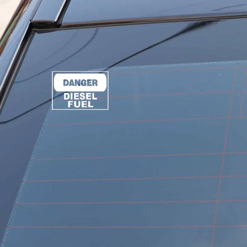 YJZT 12.8CM*8.9CM DANGER DIESEL FUEL Safety Vinyl Decal Car Sticker Black/Silver C3-0810
YJZT 12.8CM*8.9CM DANGER DIESEL FUEL Safety Vinyl Decal Car Sticker Black/Silver C3-0810
